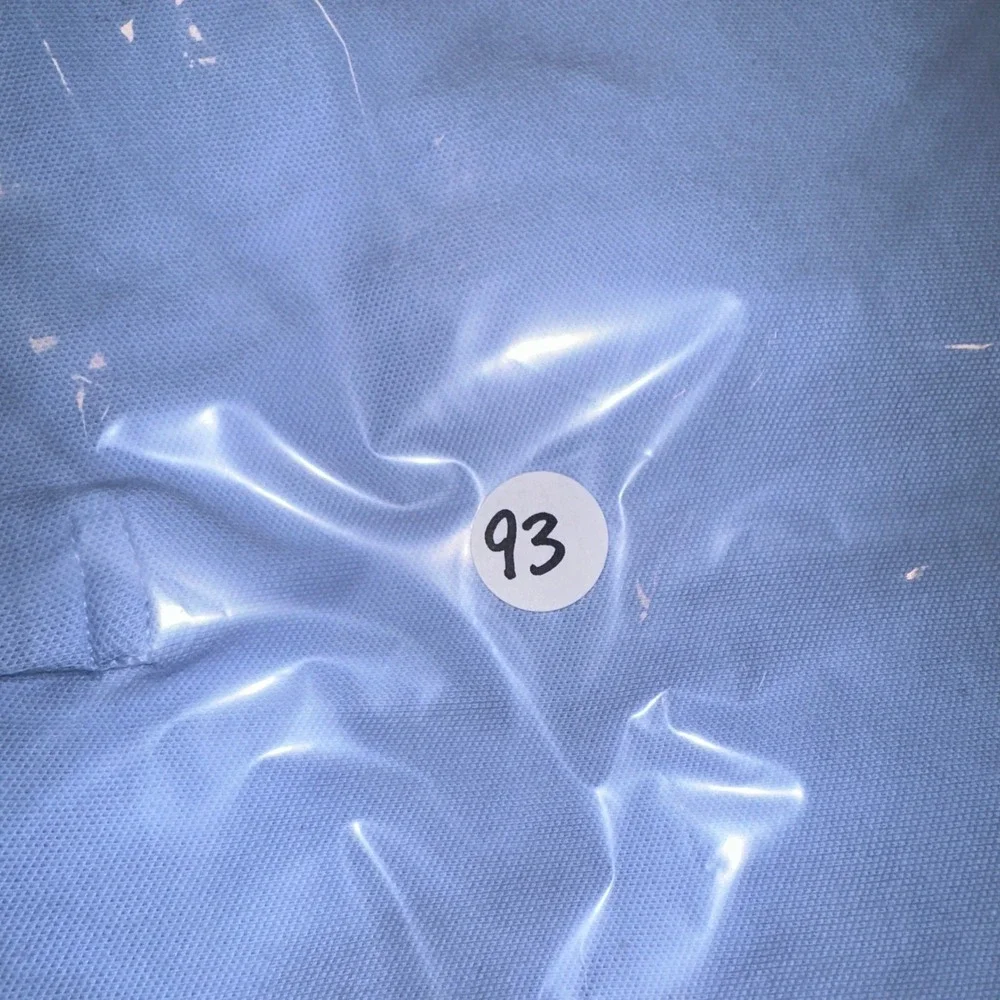 Polo Ralph Lauren Light Blue XL SLIM FIT Short Sleeve Polo Shirt White Pony Logo
